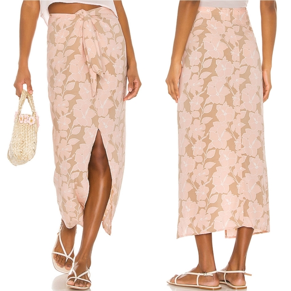 New acacia rumi skirt south pacific silk M stretch - Picture 4 of 16